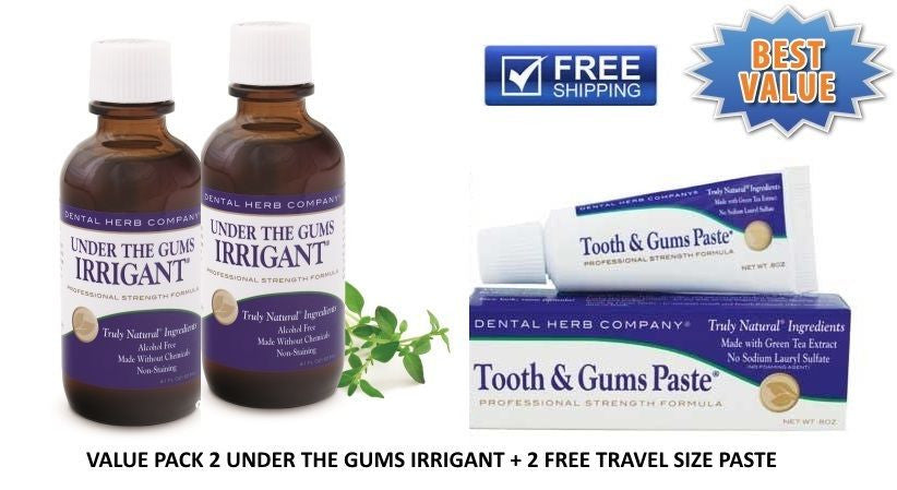 Value Pack - Under the Gums Irrigant and Paste